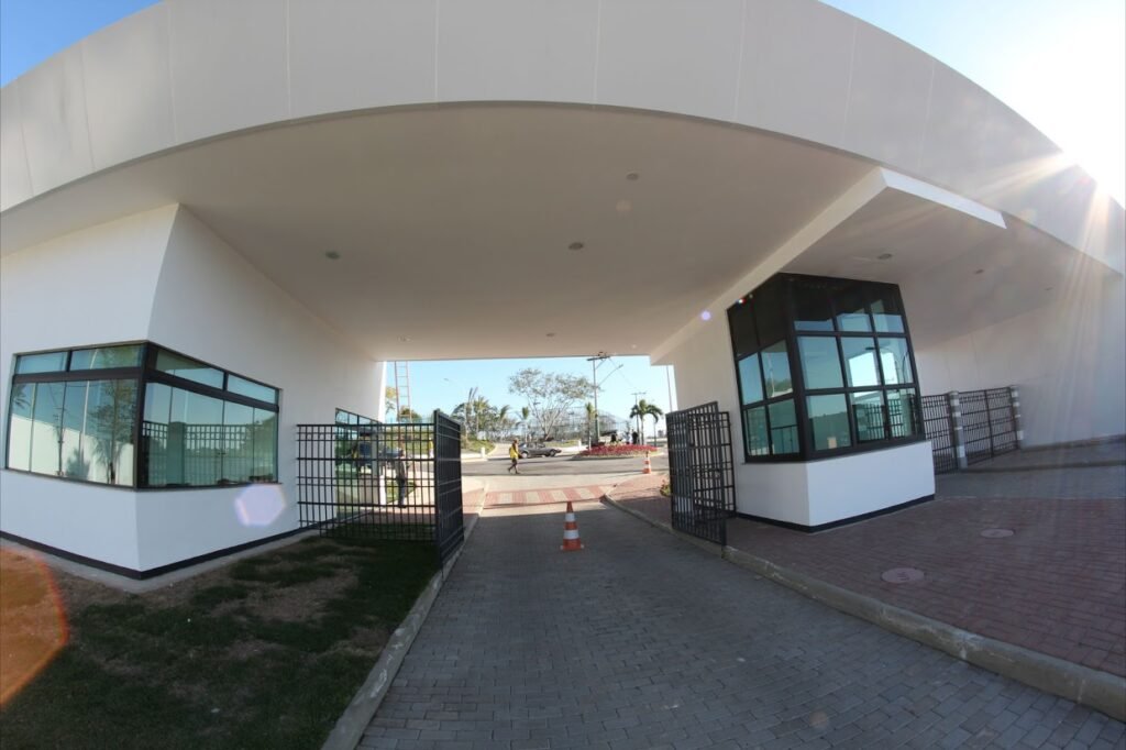 Entrada do residencial Blue Garden Ecoville São Pedro
