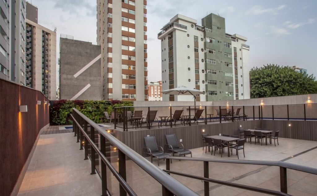Ambiente de lazer do Quintessence